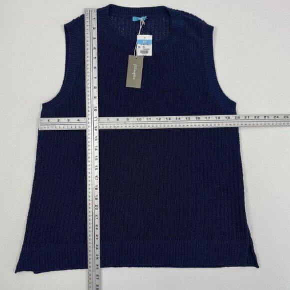 J. McLaughlin Lena Sweater Vest- Havana Yarn Imported Italy - Picture 9 of 14